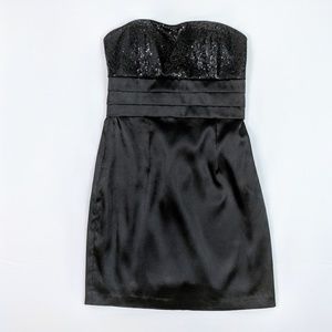 Adrianna Papell Black Sequin Dress Size 5/6